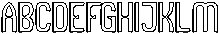 Universal Law-Hollow otf (400) Font UPPERCASE