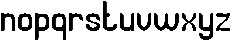 Universal Law otf (400) Font LOWERCASE