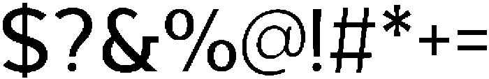 Universal Medium otf (500) Font OTHER CHARS