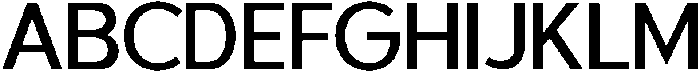 Universal Medium otf (500) Font UPPERCASE