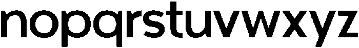 Universal SemiBold otf (600) Font LOWERCASE
