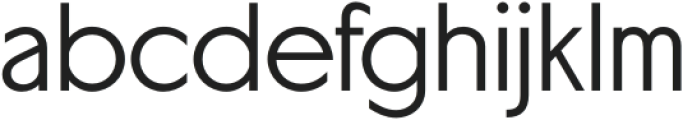 Universata Regular Standard otf (400) Font LOWERCASE