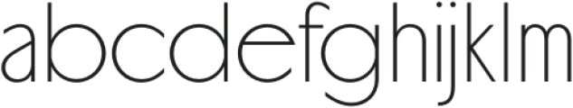 Universata Ultra LIght Classic otf (300) Font LOWERCASE