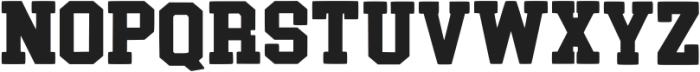 University Baseball Regular otf (400) Font UPPERCASE