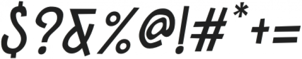 Unlimits Medium Italic otf (500) Font OTHER CHARS