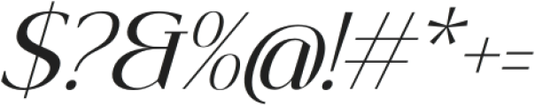 Unnamed-Italic otf (400) Font OTHER CHARS