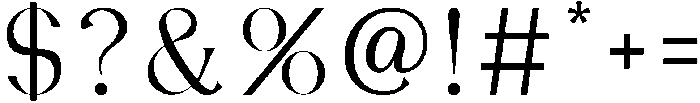 Unnamed-Regular otf (400) Font OTHER CHARS