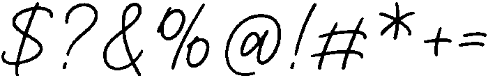 Unnamed Regular otf (400) Font OTHER CHARS