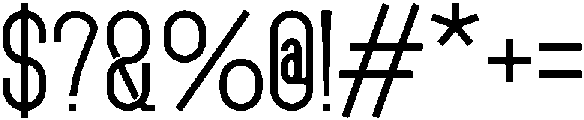 Unnamed-Regular otf (400) Font OTHER CHARS