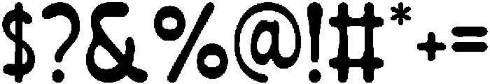 Unnamed-Regular otf (400) Font OTHER CHARS