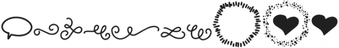 Unstoppable Doodle otf (400) Font LOWERCASE