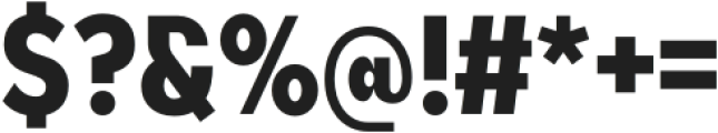 Unytour Display Black Condensed otf (900) Font OTHER CHARS
