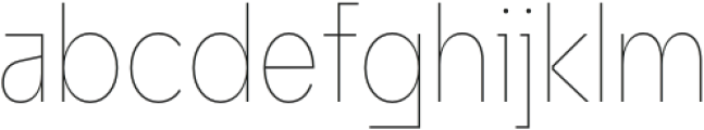 Unytour Display Condensed Thin otf (100) Font LOWERCASE