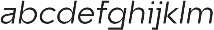 Unytour Display Italic otf (400) Font LOWERCASE