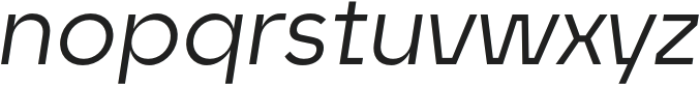 Unytour Display Italic otf (400) Font LOWERCASE