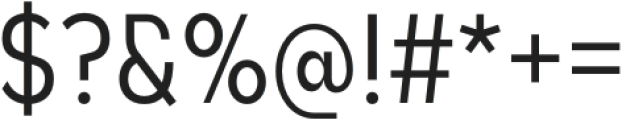 Unytour Display Regular Condensed otf (400) Font OTHER CHARS