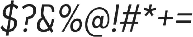 Unytour Regular Condensed Italic otf (400) Font OTHER CHARS