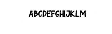 Under Type.ttf Font UPPERCASE