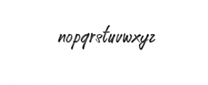 UnforgottenMore.ttf Font LOWERCASE