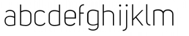 Uni Sans Light Font LOWERCASE