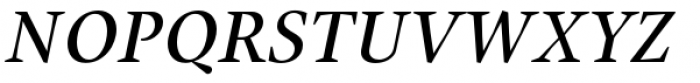 Union Medium Small Caps Italic Font UPPERCASE