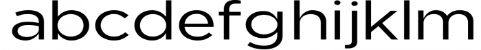 Uniclo Wide Sans Family Font Font LOWERCASE