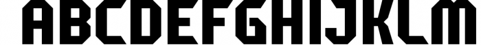 Union Force 1 Font UPPERCASE