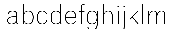 UnBPro-Light Font LOWERCASE