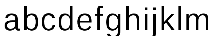 UnBPro-Regular Font LOWERCASE