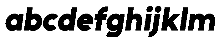 Unageo Black Italic FONT
