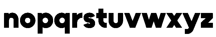 Unageo Black Font LOWERCASE