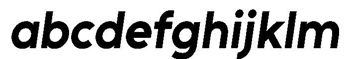 Unageo Bold Italic FONT