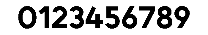 Unageo Bold Font OTHER CHARS