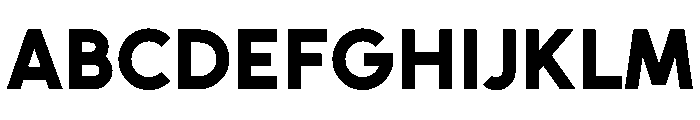 Unageo ExtraBold Font UPPERCASE