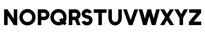 Unageo ExtraBold Font UPPERCASE