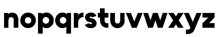 Unageo ExtraBold Font LOWERCASE