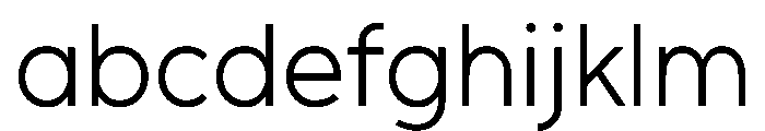 Unageo Light FONT
