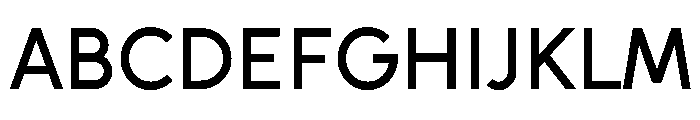 Unageo Medium Font UPPERCASE