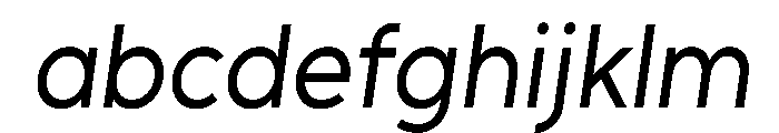 Unageo Regular Italic FONT