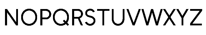 Unageo Regular Font UPPERCASE