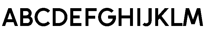 Unageo SemiBold Font UPPERCASE