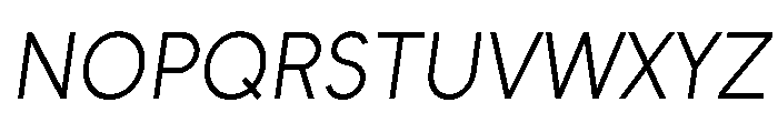 Unageo Variable1 Font UPPERCASE