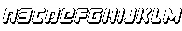 Unbound Gamer 3D Italic FONT