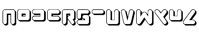 Unbound Gamer 3D Font UPPERCASE