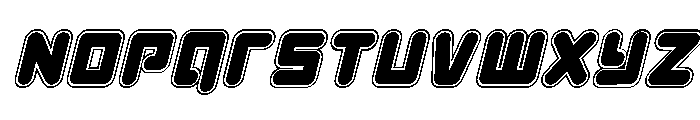 Unbound Gamer Academy Italic Font LOWERCASE