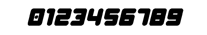 Unbound Gamer Bold Italic Font OTHER CHARS