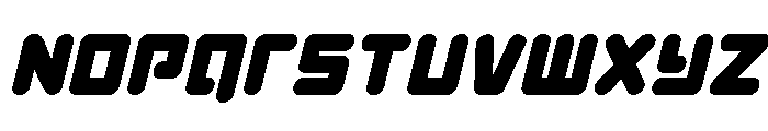Unbound Gamer Bold Italic Font LOWERCASE