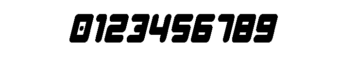 Unbound Gamer Condensed Italic Font OTHER CHARS