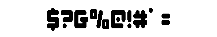 Unbound Gamer Condensed Font OTHER CHARS