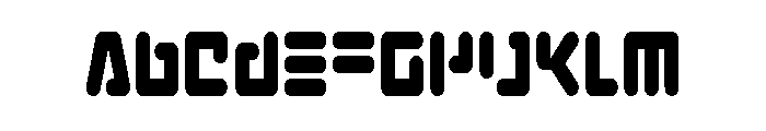 Unbound Gamer Condensed Font UPPERCASE